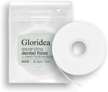 Gloridea Dental Floss Picks - Natural Plastic Free Handle, Thin Thread Tooth Flossers for Adults