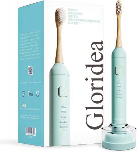 Gloridea Electric Toothbrush for Adults - Includes 2 Super Soft Bristle Tooth Brush Heads